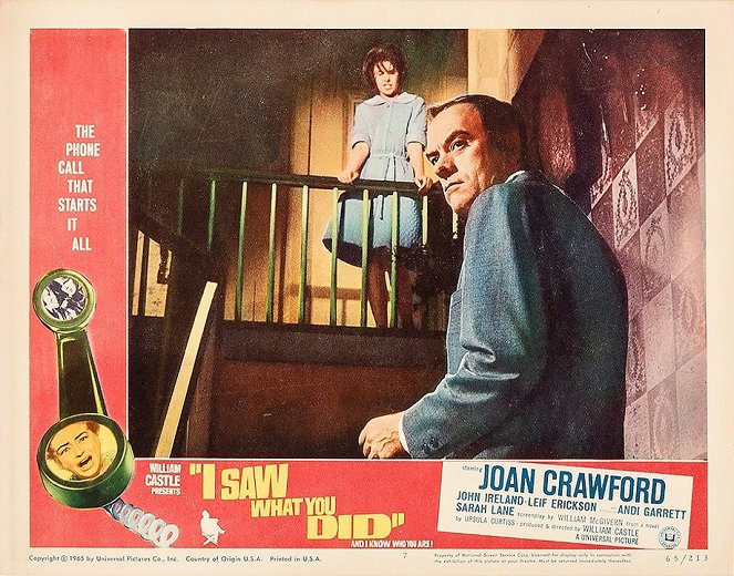 I Saw What You Did - Lobby Cards