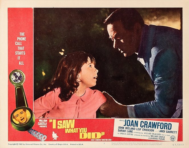 I Saw What You Did - Lobby Cards