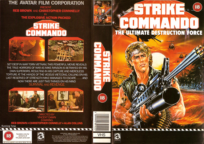 Strike Commando - Okładki