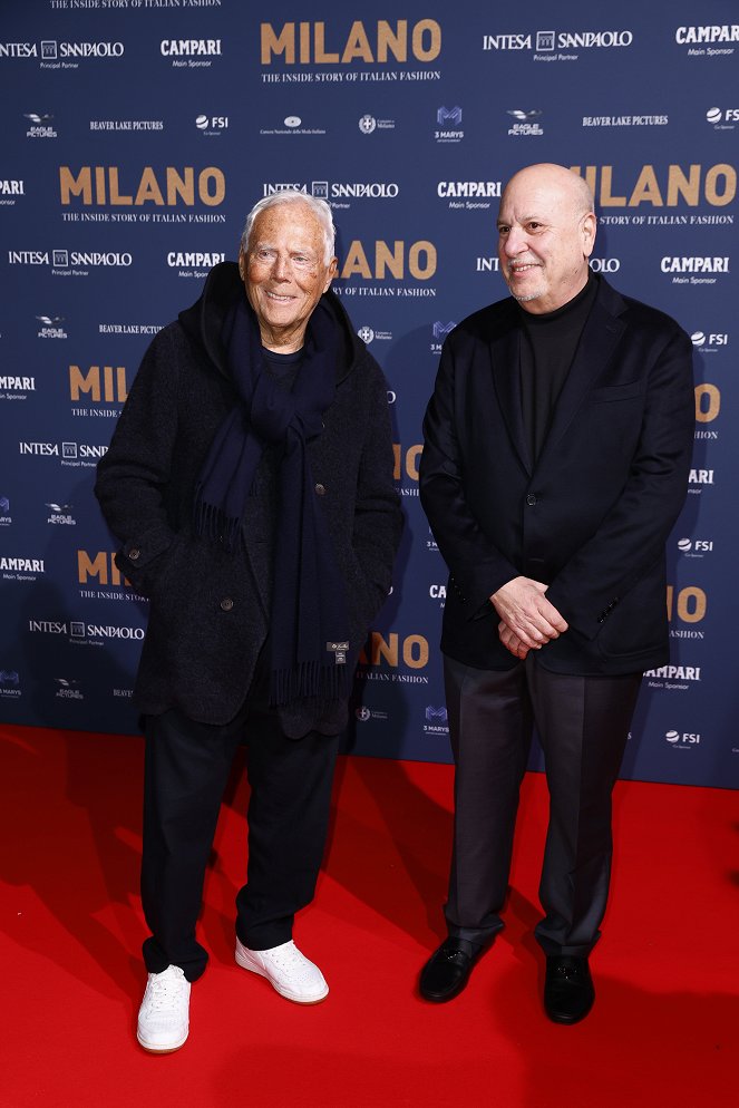 Milano: The Inside Story of Italian Fashion - Rendezvények - "Milano: The Inside Story Of Italian Fashion" Red Carpet Premiere - Giorgio Armani