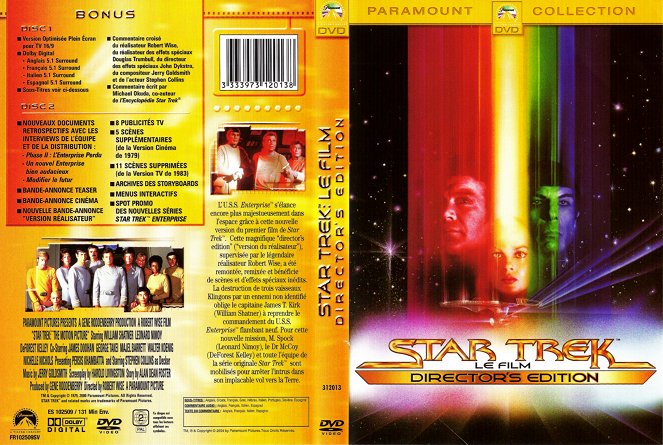 Star Trek: La película - Carátulas
