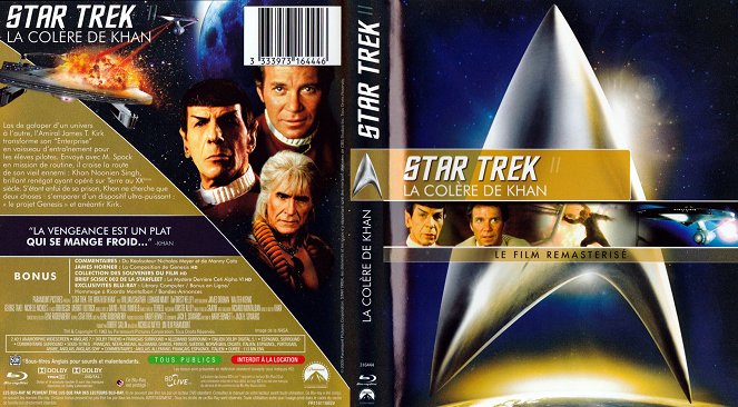 Star Trek II - La ira de Khan - Carátulas