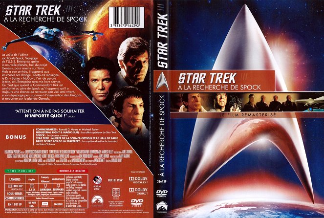 Star Trek III: The Search for Spock - Covers