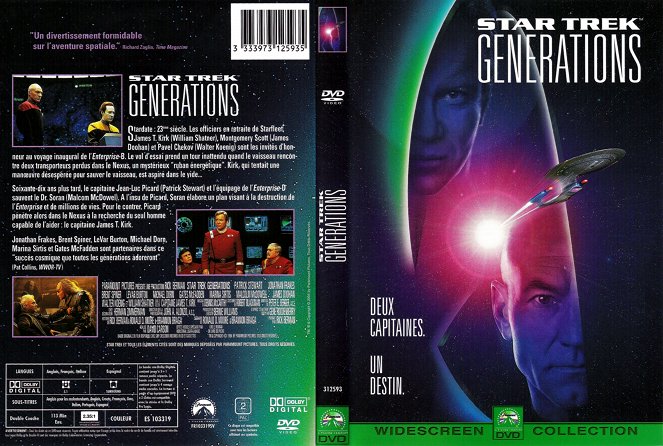 Star Trek VII: Generácie - Covery