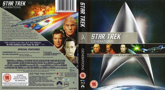 Star Trek: Gerações - Capas