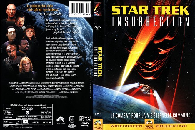 Star Trek: Insurrection - Couvertures