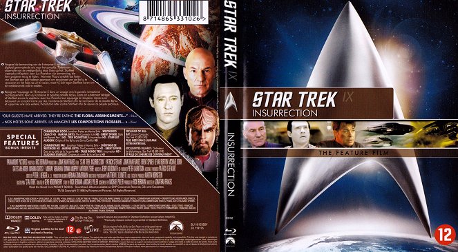 Star Trek: Insurrección - Carátulas
