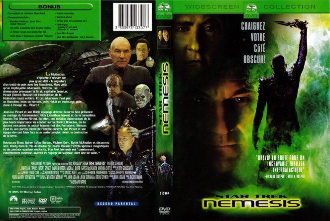 Star Trek X: Nemesis - Okładki