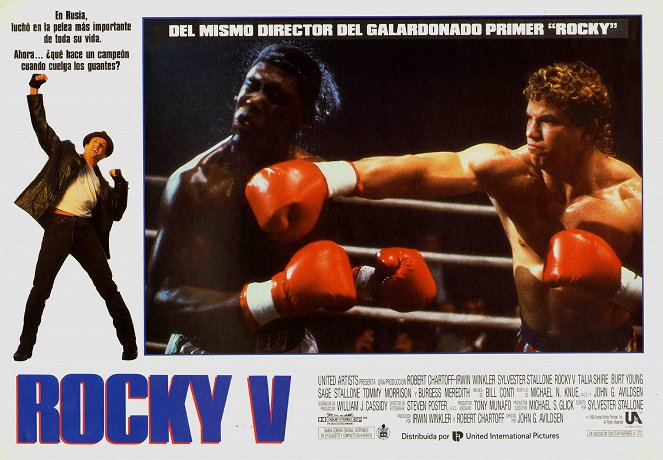 Rocky V - Cartes de lobby - Tommy Morrison