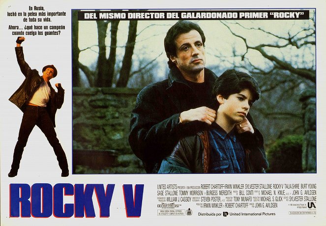 Rocky V - Fotosky - Sylvester Stallone, Sage Stallone