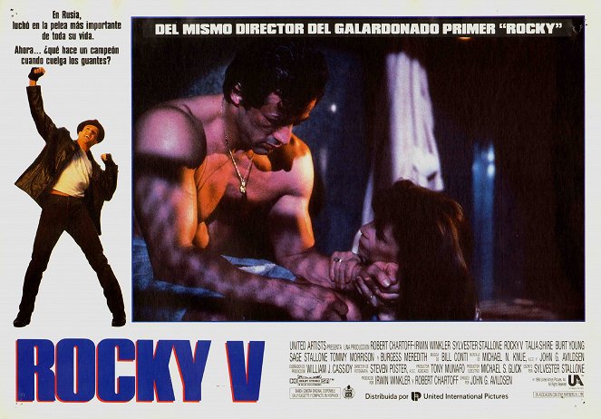 Rocky V - Cartões lobby - Sylvester Stallone