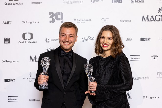 30. Český lev - Ceny České filmové a televizní akademie za rok 2022 - Events - Držitelé ceny Český lev 2022 - Damián Vondrášek, Martina Netíková