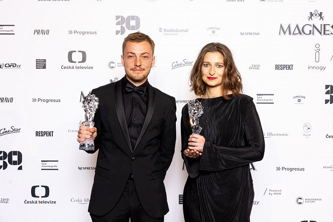 30. Český lev - Ceny České filmové a televizní akademie za rok 2022 - Eventos - Držitelé ceny Český lev 2022 - Damián Vondrášek, Martina Netíková