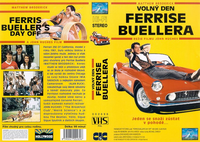 La Folle Journée de Ferris Bueller - Couvertures