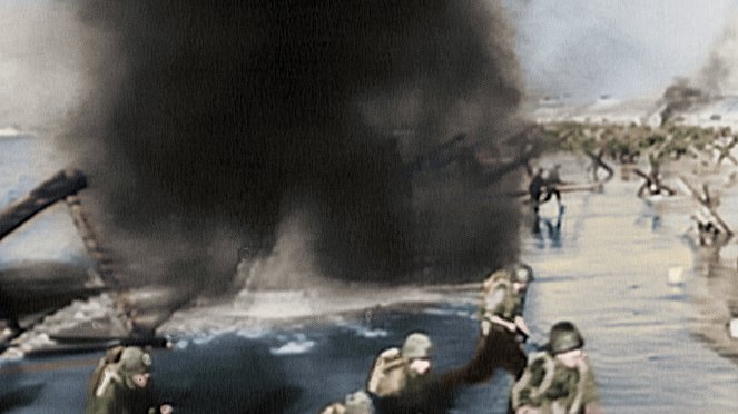 Nejdůležitější okamžiky 2. světové války v barvě - Den D - Z filmu