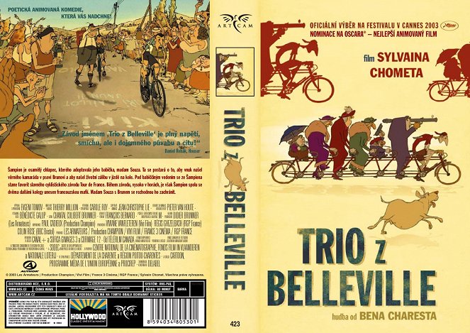Trio z Belleville - Okładki