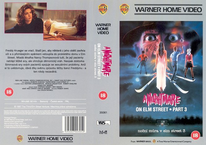 Nočná mora v Elm Street 3: Bojovníci zo sna - Covery