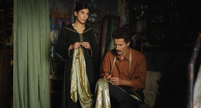 Modrý kaftan - Z filmu - Lubna Azabal, Saleh Bakri