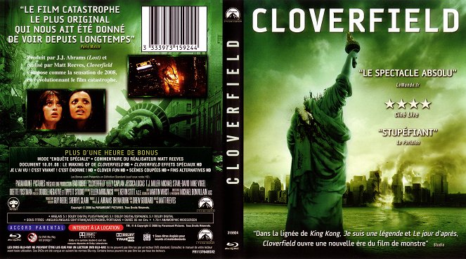 Cloverfield - Borítók
