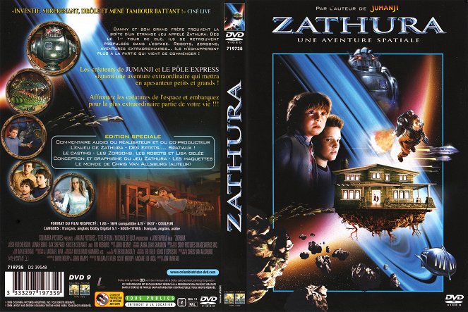 Zathura : Una aventura espacial - Carátulas