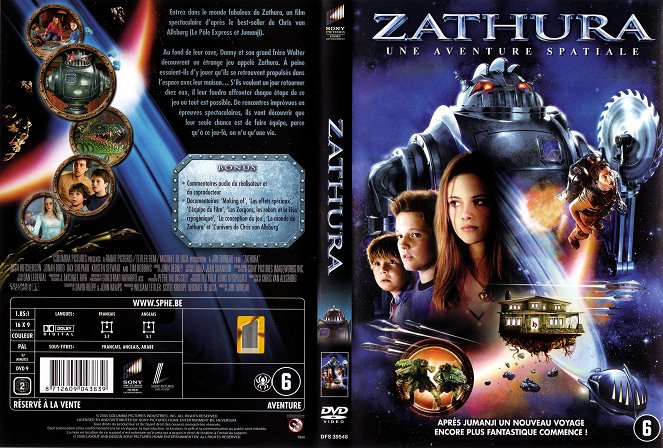 Zathura - avaruusseikkailu - Coverit