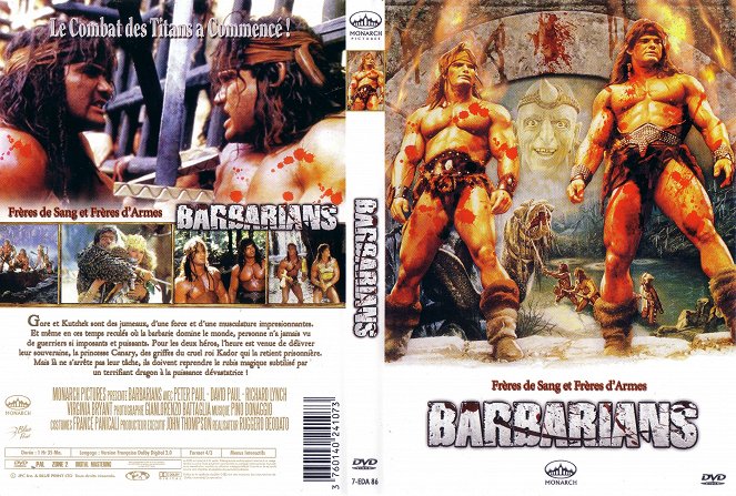 Los bárbaros - Carátulas