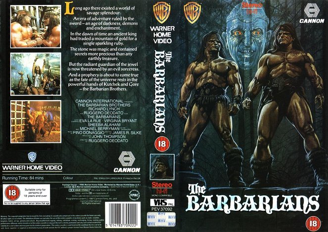 Los bárbaros - Carátulas