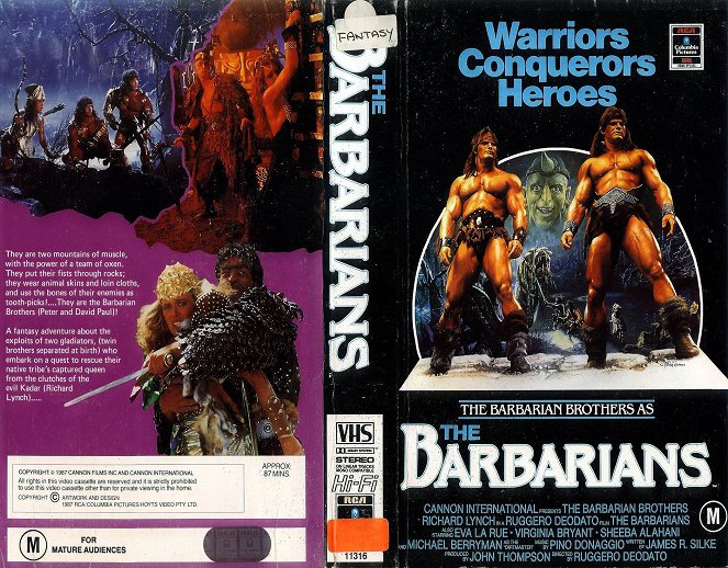 Les Barbarians - Couvertures