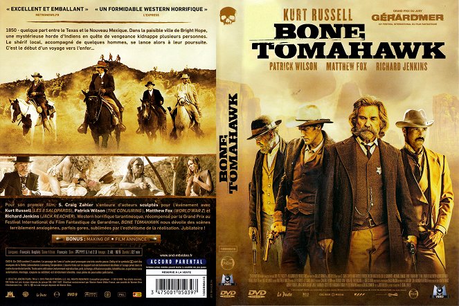 Bone Tomahawk - Couvertures