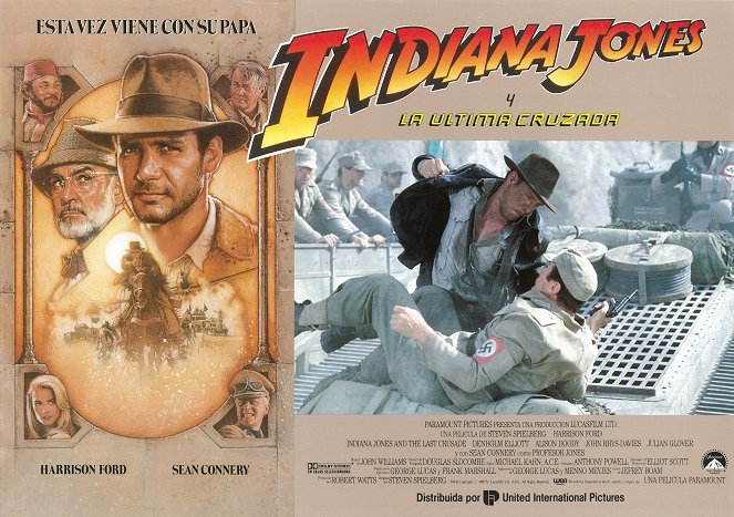 Indiana Jones i ostatnia krucjata - Lobby karty - Harrison Ford