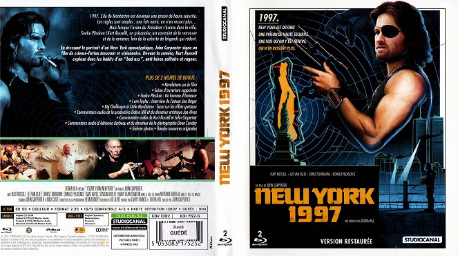 1997... Rescate en Nueva York - Carátulas
