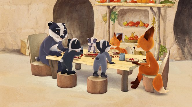 The Fox-Badger Family - La Chasse à la petite limace - Photos