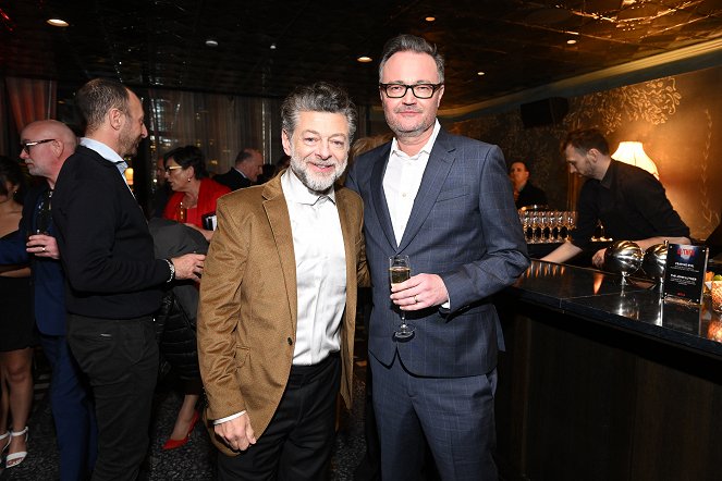 Luther: Pád z nebes - Z akcí - Luther: The Fallen Sun US Premiere at The Paris Theatre on March 08, 2023 in New York City - Andy Serkis, Jamie Payne