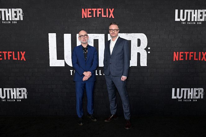 Luther: The Fallen Sun - Tapahtumista - Luther: The Fallen Sun US Premiere at The Paris Theatre on March 08, 2023 in New York City - Neil Cross, Jamie Payne