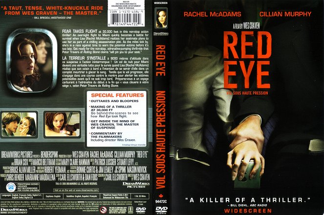 Red Eye : Vol sous haute pression - Covers