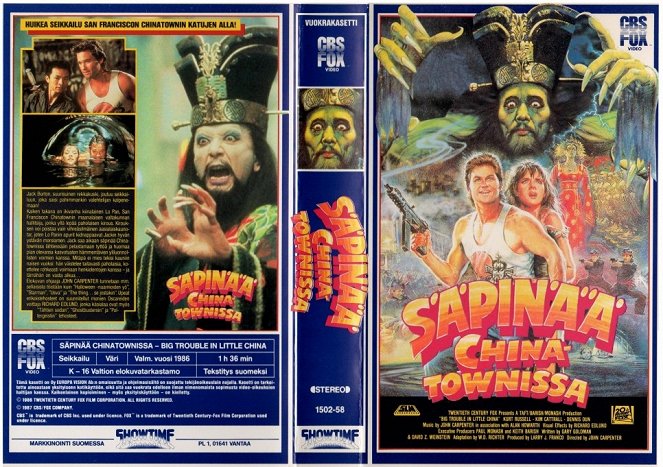 As Aventuras de Jack Burton nas Garras do Mandarim - Capas