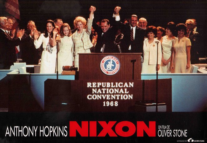 Nixon - Cartões lobby - Annabeth Gish, Marley Shelton, Joan Allen, Anthony Hopkins