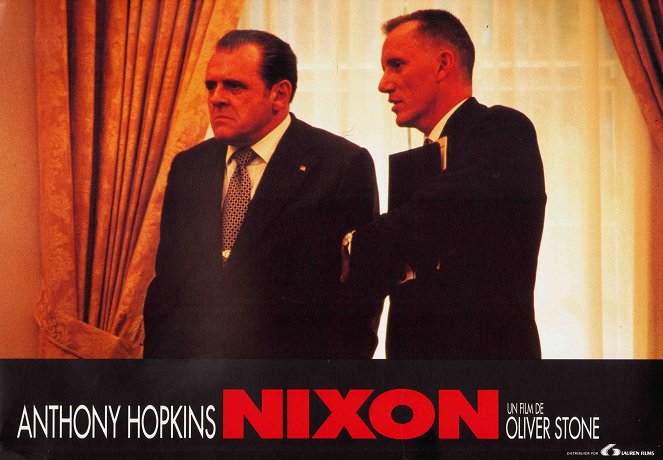 Nixon - Lobbykarten - Anthony Hopkins, James Woods