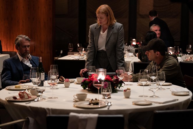 Succession - Rehearsal - Do filme - Alan Ruck, Sarah Snook, Jeremy Strong