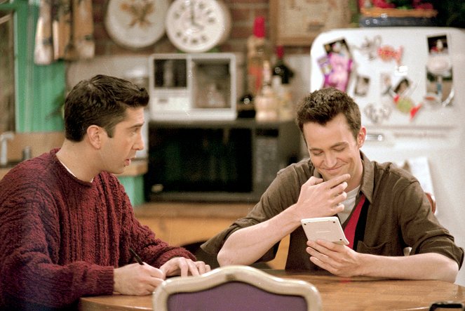 Friends - Season 3 - The One Where Rachel Quits - Photos - David Schwimmer, Matthew Perry
