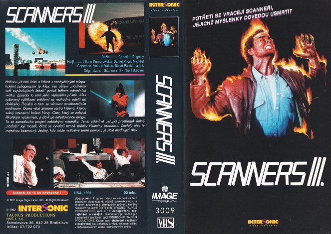 Scanners III: The Takeover - Capas
