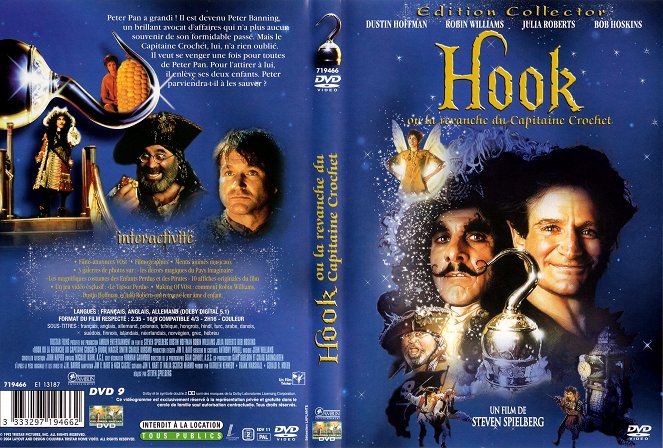 Hook ou la revanche du Capitaine Crochet - Couvertures
