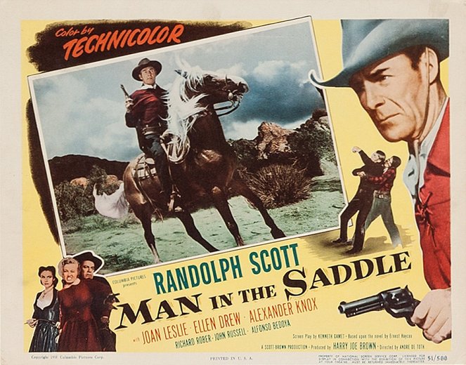 Man in the Saddle - Lobby Cards