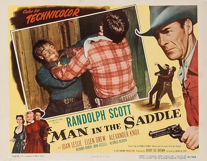 Man in the Saddle - Lobby Cards