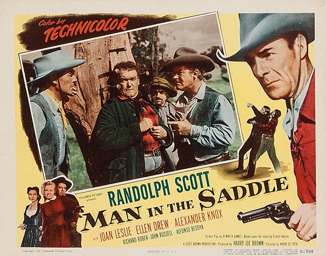 Man in the Saddle - Lobby Cards