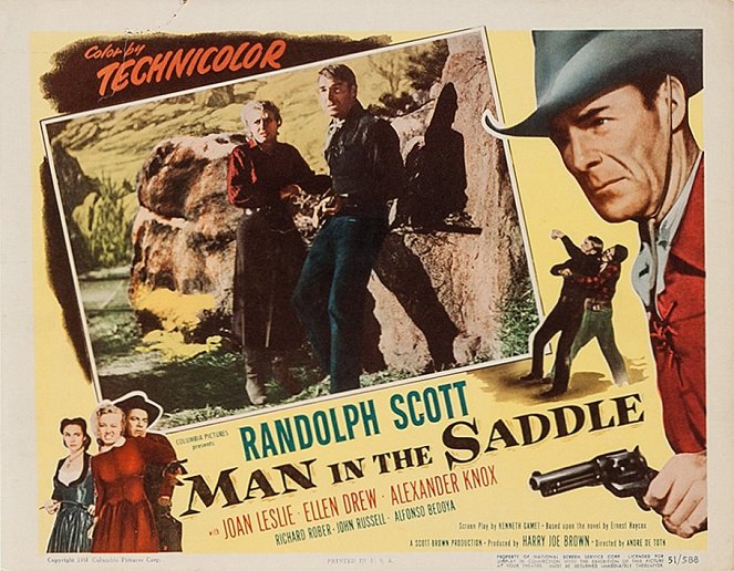 Man in the Saddle - Lobby Cards