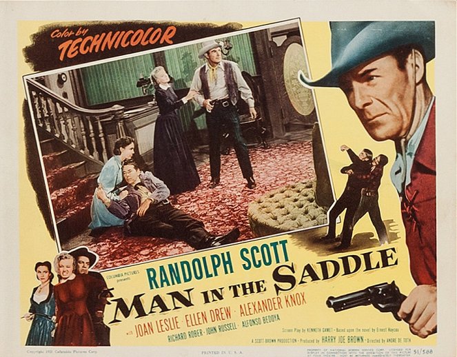 Man in the Saddle - Lobby Cards