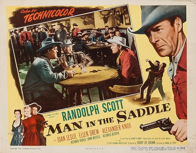 Man in the Saddle - Lobby Cards