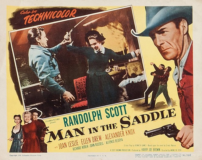 Man in the Saddle - Lobby Cards