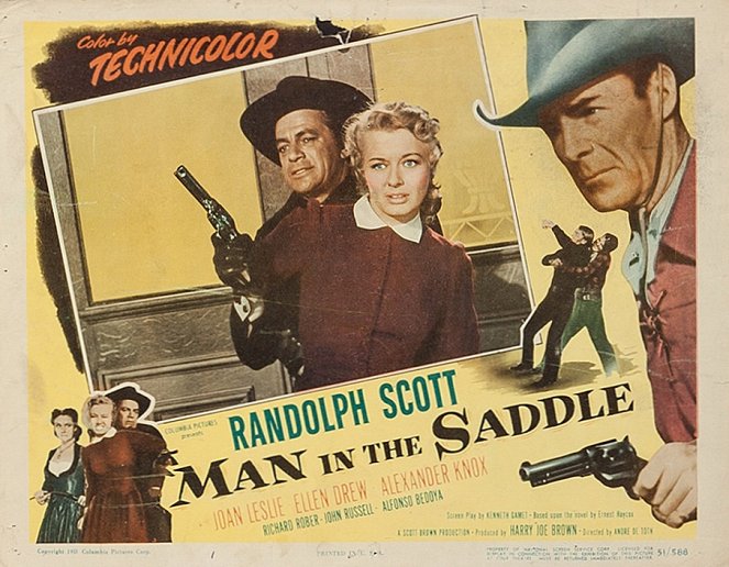 Man in the Saddle - Lobby Cards